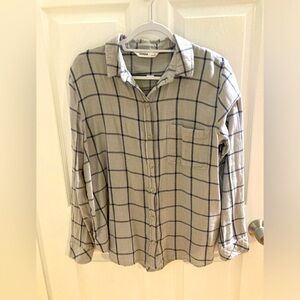 Sonoma Women’s Flannel Shirt, Size L